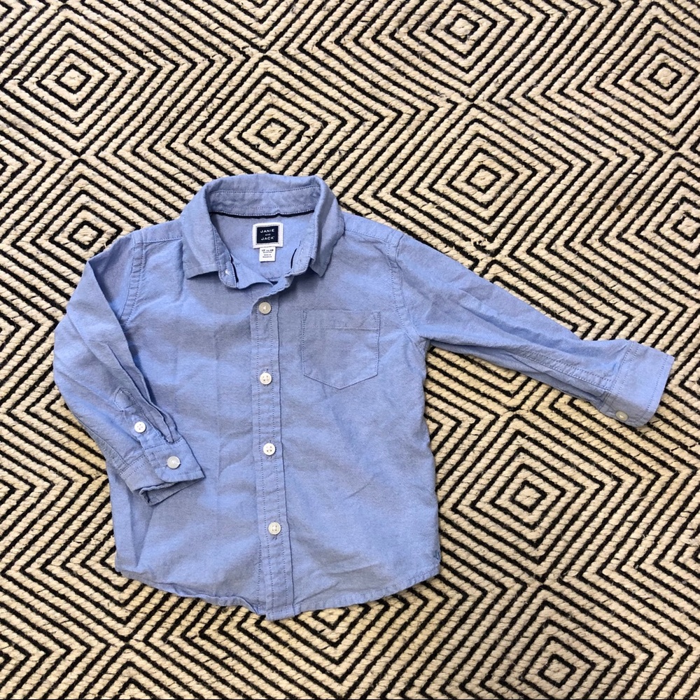 Janie and jack 12-18 mo chambray button down